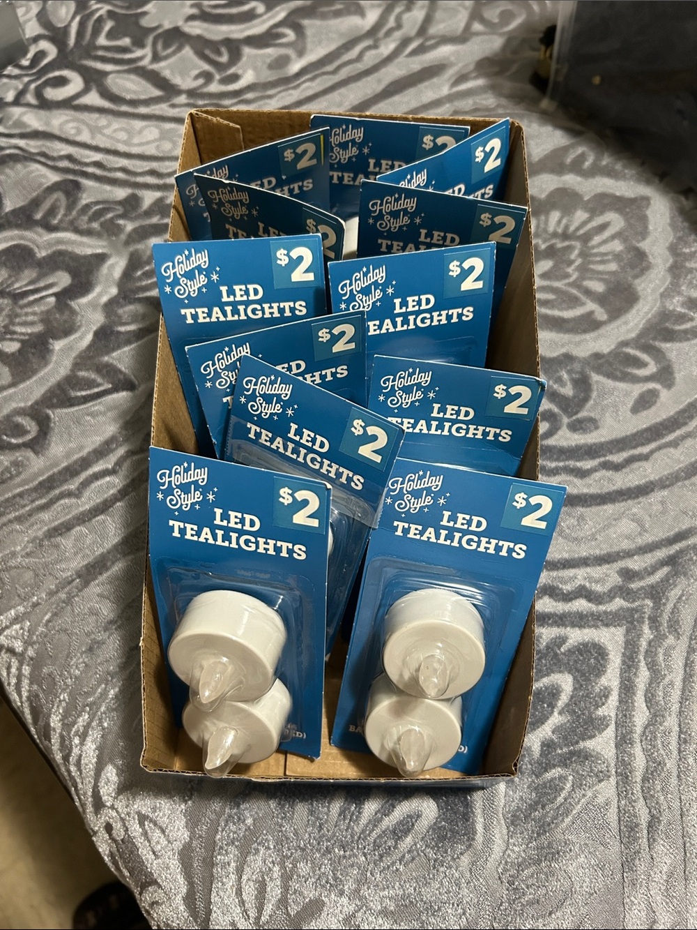 LED Tealights - 12 White - 2-Pack